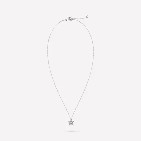 Chanel Comète Géode J2709 Necklace Small Version 18k White Gold Diamonds 1