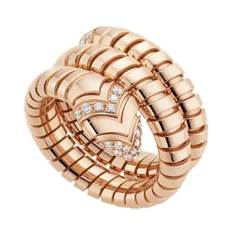 Bulgari Serpenti AN856571 Tubogas two-ring ring 1