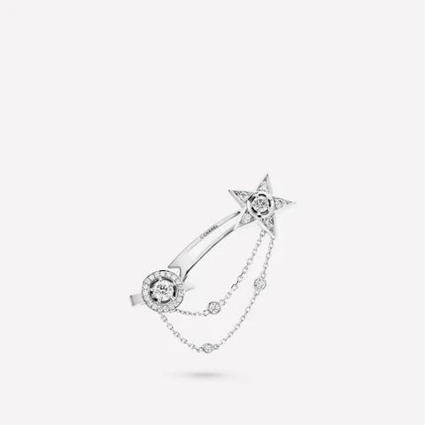 Chanel Comète 1932 Ear J12124 Cuff 18k White Gold Diamonds 1