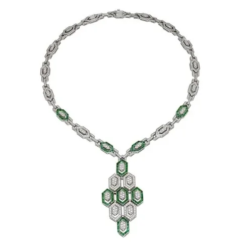 Bulgari Serpenti Seduttori CL857752 White Gold and Diamond Necklace 1