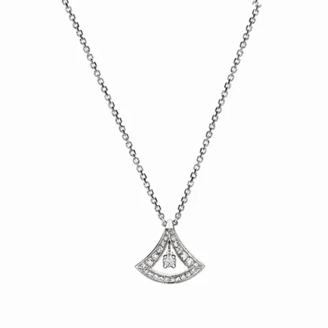 Bulgari Divas? Dream 354049 Necklace White Gold Set Diamonds 1
