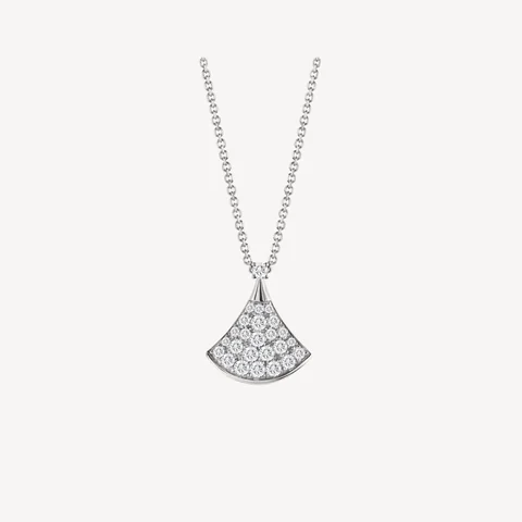 Bulgari Divas? Dream 351099 Necklace White Gold Set Diamonds 1