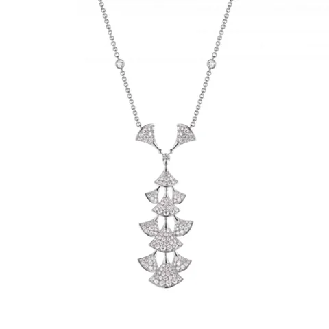 Bulgari Divas? Dream 352608 Necklace White Gold Set Diamonds CL857570 1