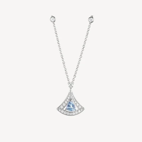 Bulgari Divas? Dream 354052 Necklace White Gold Set Aquamarines and Diamonds 1