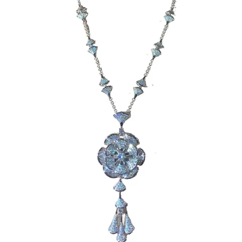 Bulgari Divas? Dream 348362 Necklace White Gold Set Diamonds CL856465-1 1