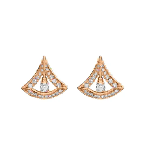 Bulgari Divas 356450 Dream Earrings Rose Gold Diamonds 1