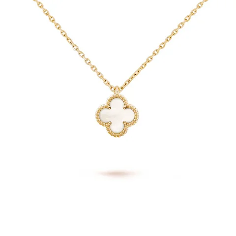 Van Cleef & Arpels VCARP4KK00 Necklaces Vintage Alhambra pendant Yellow gold Mother-of-pearl 2