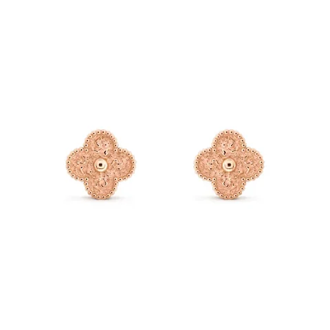 Van Cleef & Arpels VCARN9T400 Vintage Alhambra earrings Rose gold 1