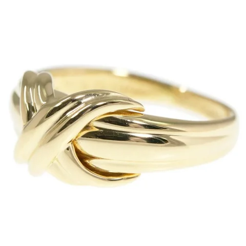 Tiffany House Design Signature Cross X Motif Ring 11