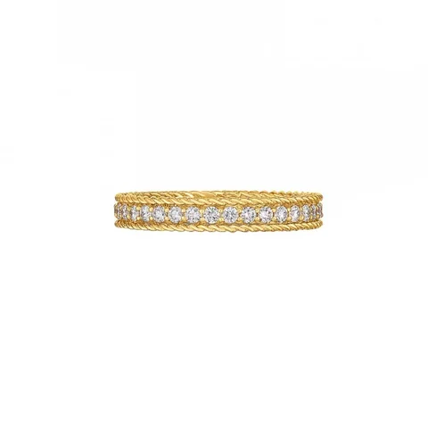 Roberto Coin Symphony Yellow Gold Ring With Diamonds 66