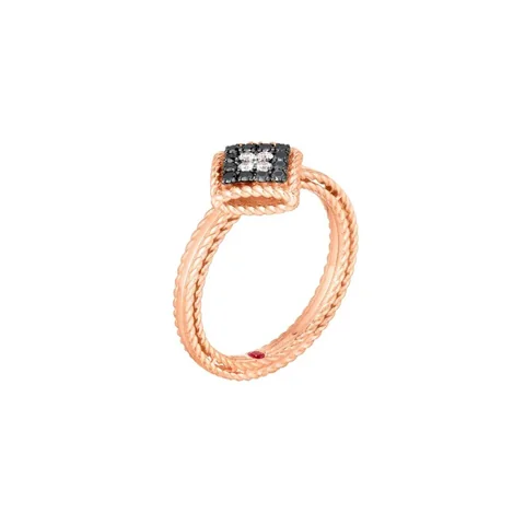 Roberto Coin Palazzo Ducale Rose Gold With Diamonds Ring 2