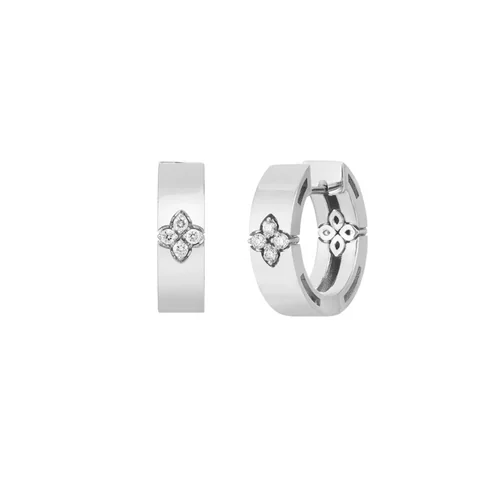 Roberto Coin Love In Verona White Gold Earrings 35