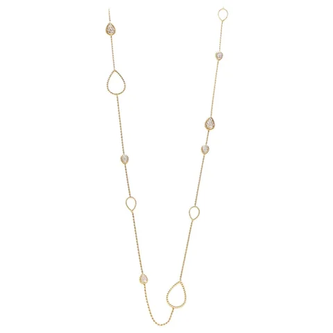 Boucheron Serpent Boheme Necklace JCL00722 Yellow Gold Diamond 1