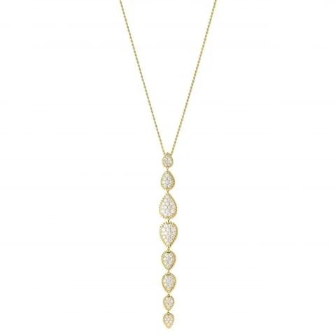 Boucheron Serpent Bohème Necklace JPN00642 Yellow Gold and Diamond Drop 1