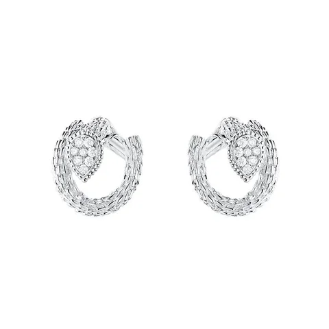 Boucheron Serpent Bohème Diamants Earrings JCO04CDB01 White Gold Diamond 11