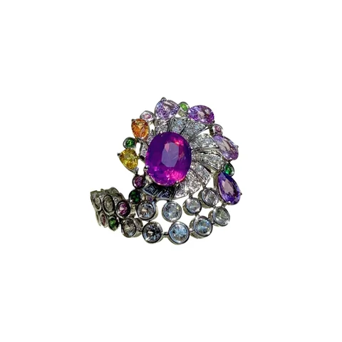 Chaumet Les Ciels De Chaumet Nuages Dor Diamond Ring Coral 18