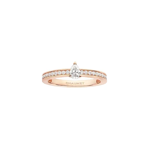 Chaumet Josephine Eclat D?eternit� Ring 084724 in Pink Gold and Diamonds 1