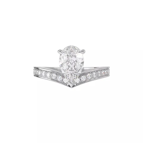 Chaumet Joséphine Aigrette Solitaire Platinum J3OQ00, Diamonds 1