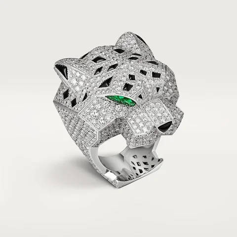 Cartier Panthè1re De Cartier H4179600, White Gold, Emeralds, Onyx