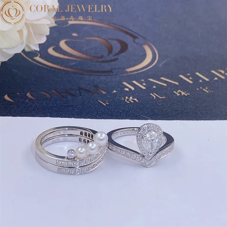Chaumet Joséphine Aigrette Ring J84092-083590-083290 Platinum, Diamonds Combination Rings4
