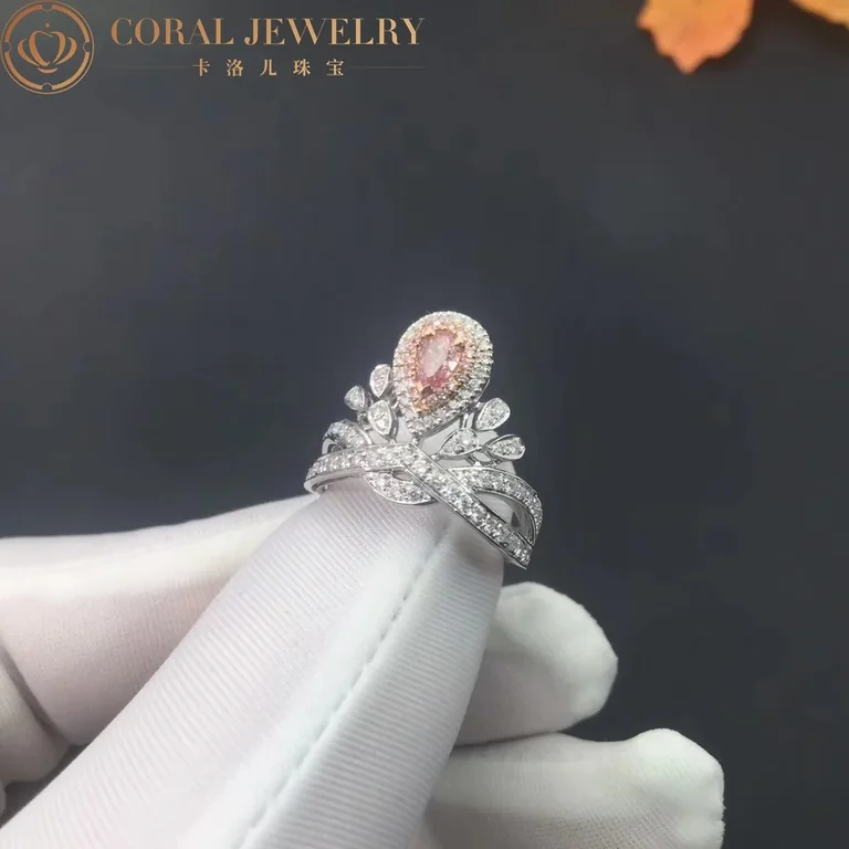 Chaumet Joséphine Aigrette Impériale Ring Platinum Pink diamonds3