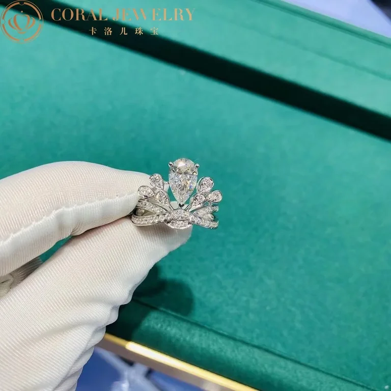 Chaumet Joséphine Aigrette Impériale Ring J3RQ00 Platinum Diamonds 4