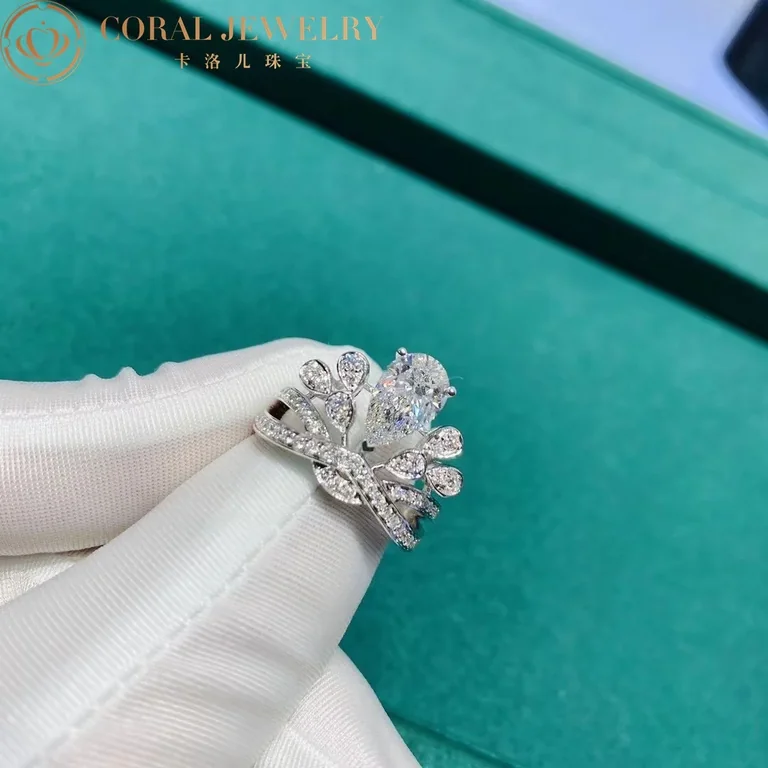Chaumet Joséphine Aigrette Impériale Ring J3RQ00 Platinum Diamonds 2