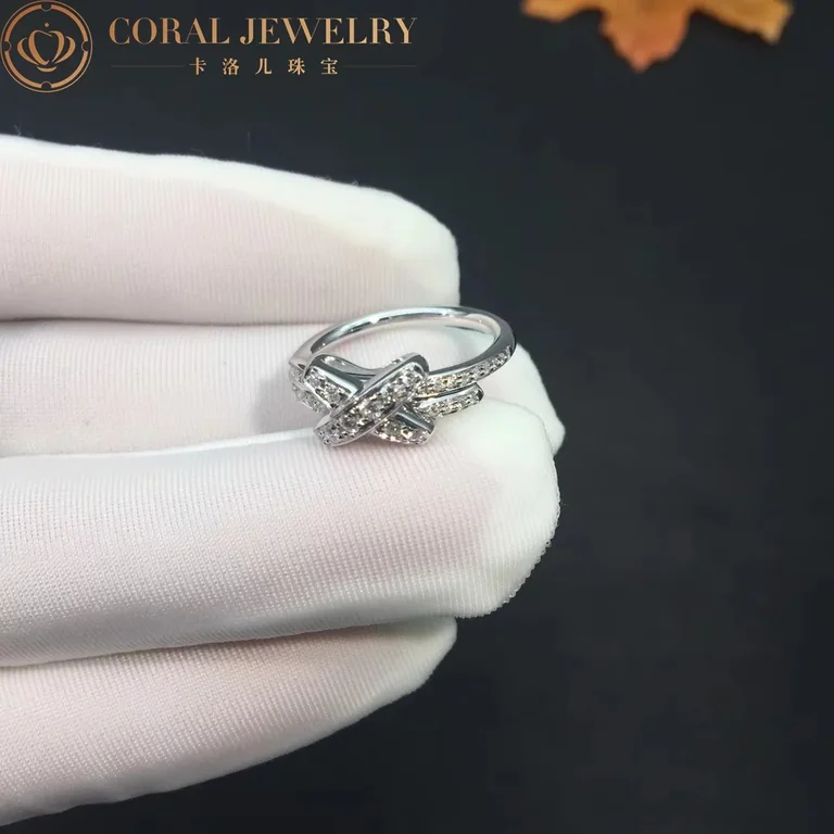 Chaumet Jeux De Liens Ring 081293 White Gold, Diamonds 8