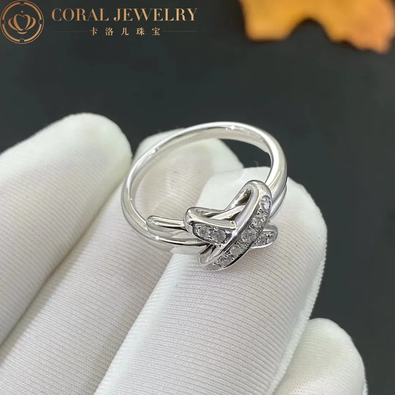Chaumet Jeux De Liens Ring 081240 White Gold, Diamonds Chaumet Jeux De Liens Ring 081240 White Gold, Diamonds 4