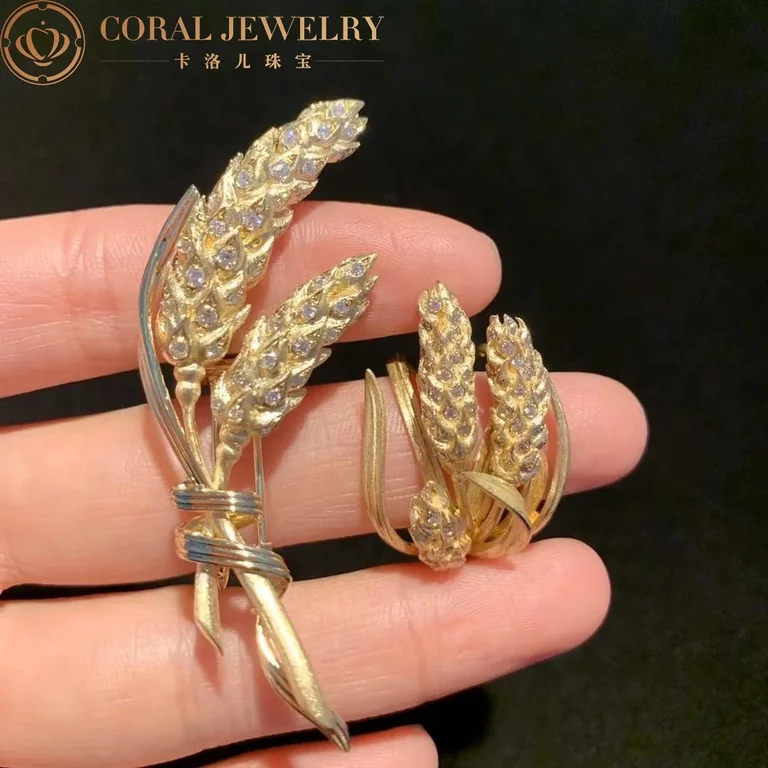 Chaumet Jardins l?�pi de Bl� de Chaumet Ring 083255 Yellow Gold Diamonds 6