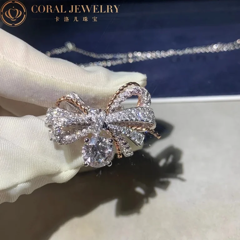 Chaumet Insolence Ring 082962 White Gold, Rose Gold, Diamonds 34