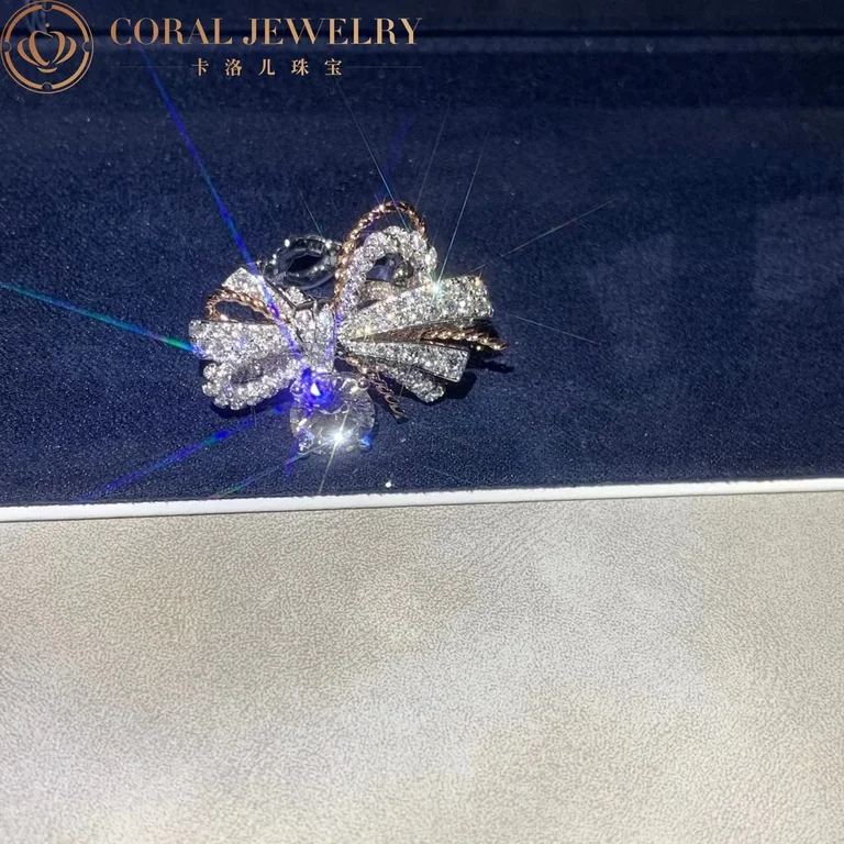 Chaumet Insolence Ring 082962 White Gold, Rose Gold, Diamonds 11