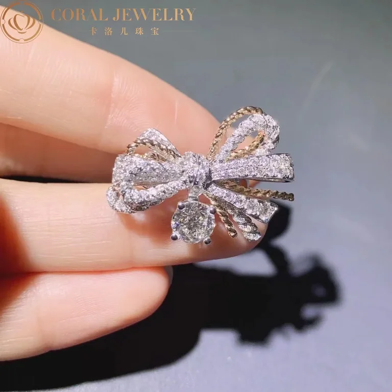 Chaumet Insolence Ring 082962 White Gold, Rose Gold, Diamonds 7