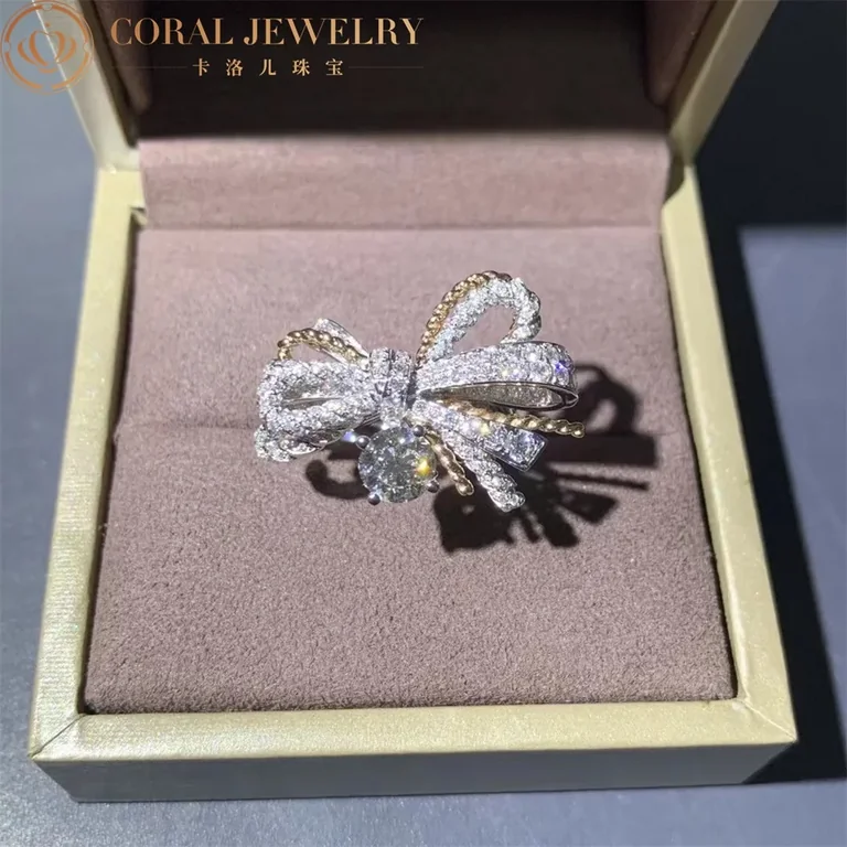 Chaumet Insolence Ring 082962 White Gold, Rose Gold, Diamonds 6