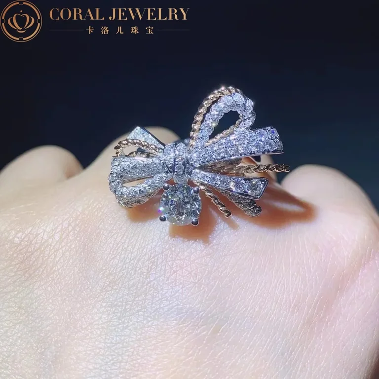 Chaumet Insolence Ring 082962 White Gold, Rose Gold, Diamonds 5
