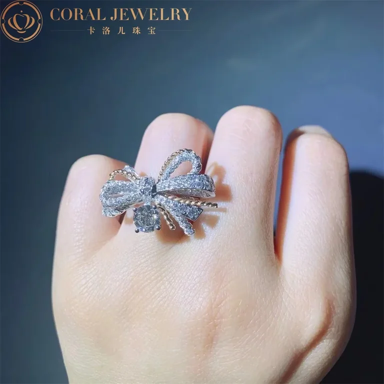 Chaumet Insolence Ring 082962 White Gold, Rose Gold, Diamonds 3