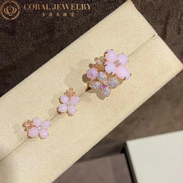 Chaumet Hortensia Opal 082787, Sapphire and White Diamonds Ring 5