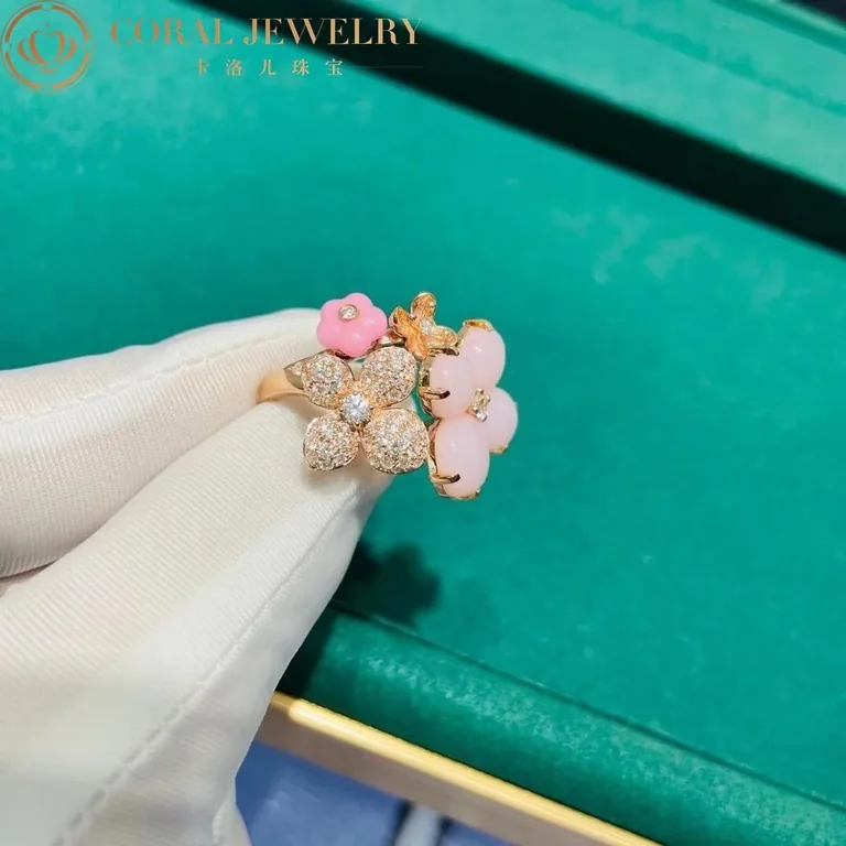 Chaumet Hortensia Opal 082787, Sapphire and White Diamonds Ring 4