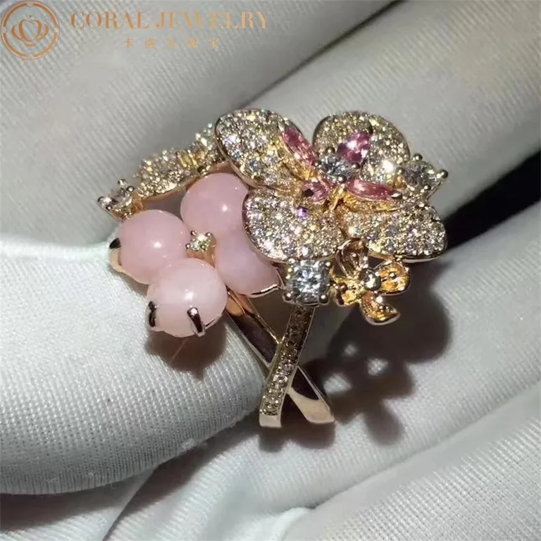 Chaumet Hortensia Opal 082477, Sapphire and White Diamonds Ring 6