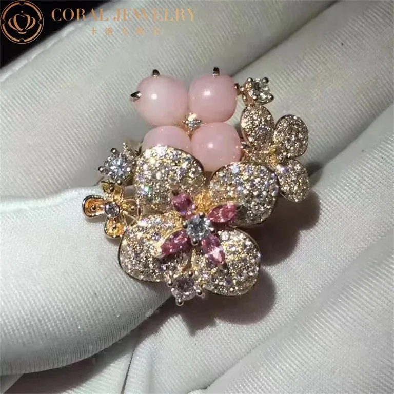 Chaumet Hortensia Opal 082477, Sapphire and White Diamonds Ring 4