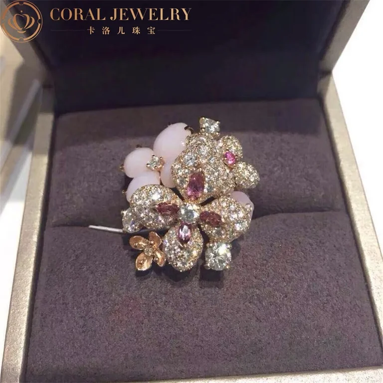 Chaumet Hortensia Opal 082477, Sapphire and White Diamonds Ring 3