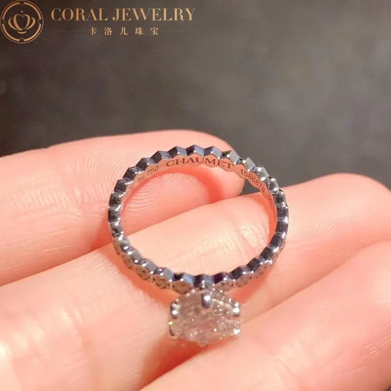 Chaumet Bee My Love Solitaire J1NK00 White Gold, Diamonds 6