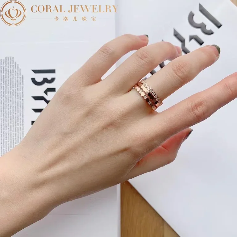 Chaumet Bee My Love Ring 081885 Yellow gold diamonds 2.5 mm 2