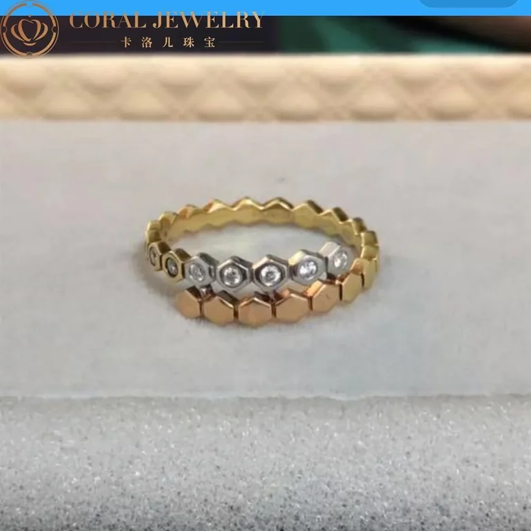 Chaumet Bee My Love Ring 085091 Rose gold yellow gold,white gold,diamonds 2