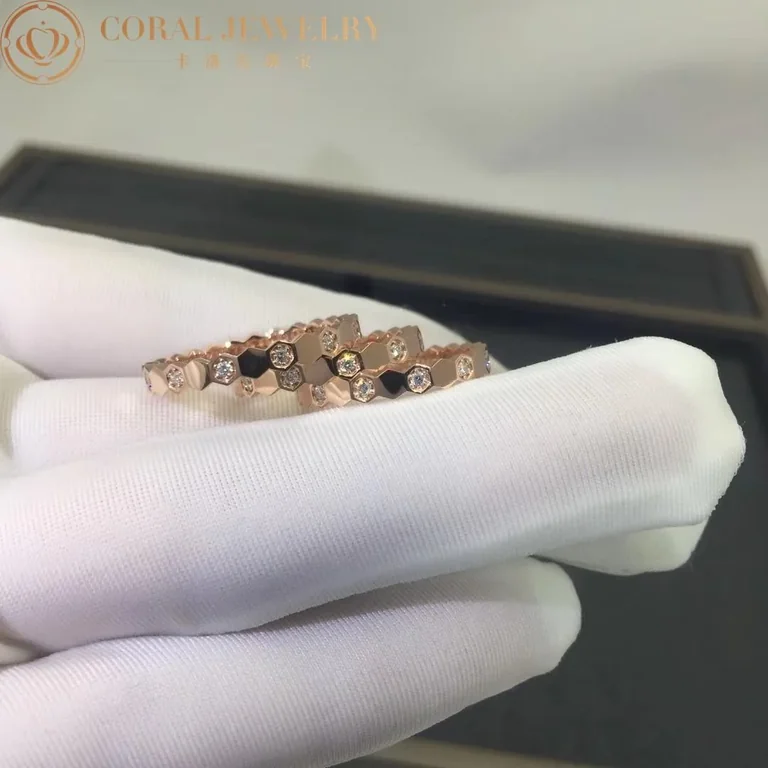 Chaumet Bee My Love Ring 081933 Rose gold diamonds, 2.5mm 6