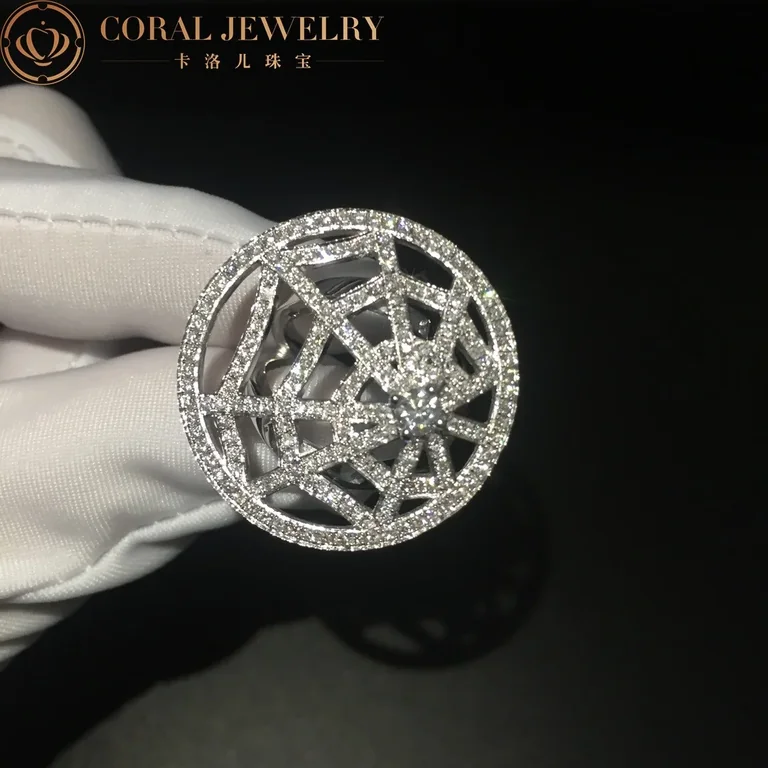 Chaumet Attrape Moi White Gold Diamond Ring Coral 44