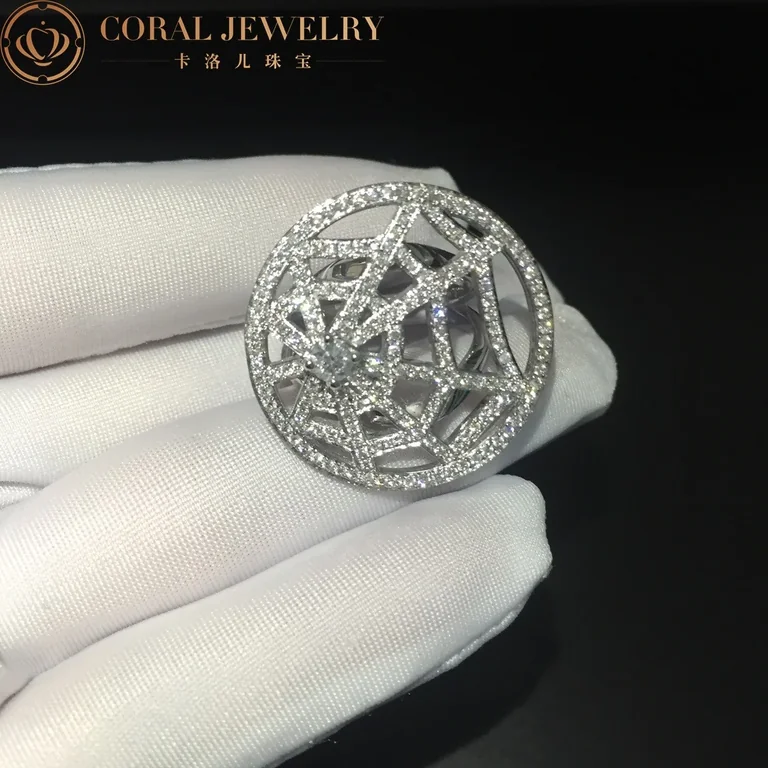 Chaumet Attrape Moi White Gold Diamond Ring Coral 66
