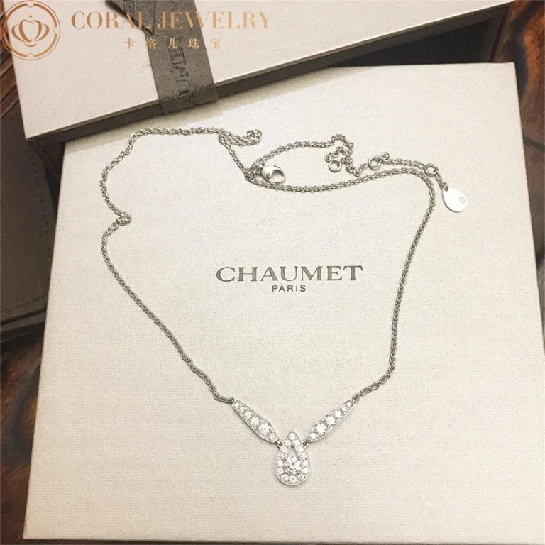 Chaumet Josephine White Gold Diamond Pendant 081788 3