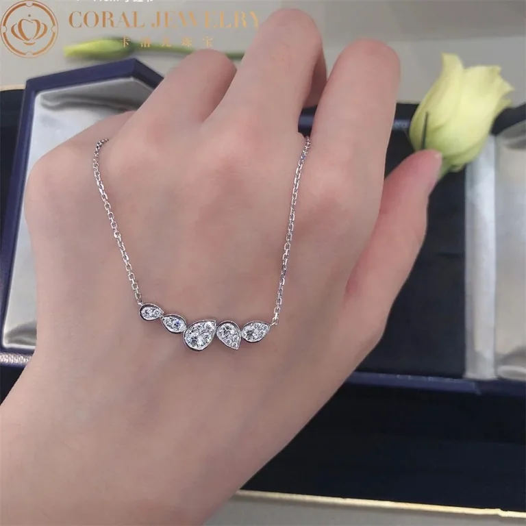Chaumet Jos�phine Ronde D?aigrettes Necklace 083847 White Gold, Diamonds 6