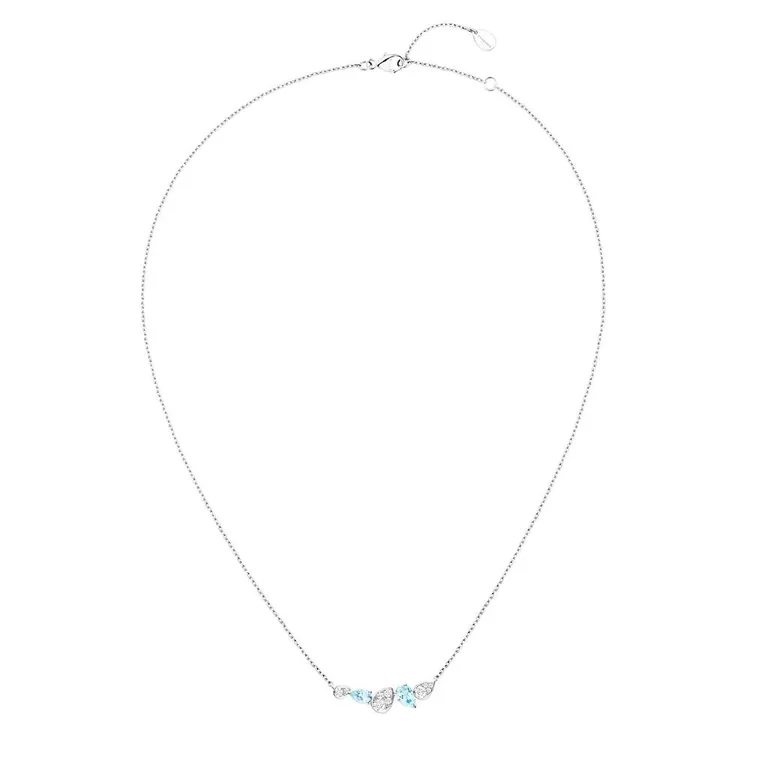 Chaumet Jos�phine Ronde D?aigrettes Necklace 084379 White Gold, Aquamarines, Diamonds 1